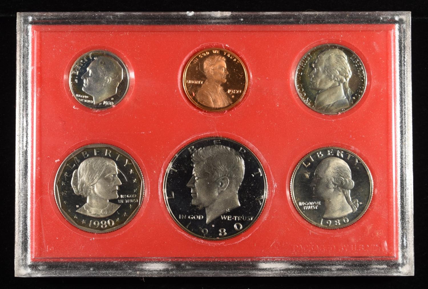 (2) 1980-1983 US PROOF SETS