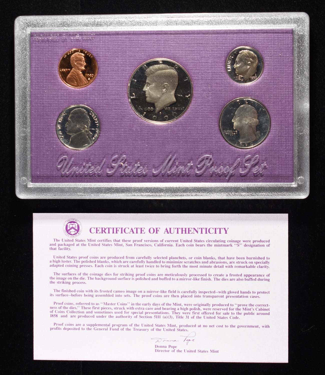 1990-99 US PROOF SETS