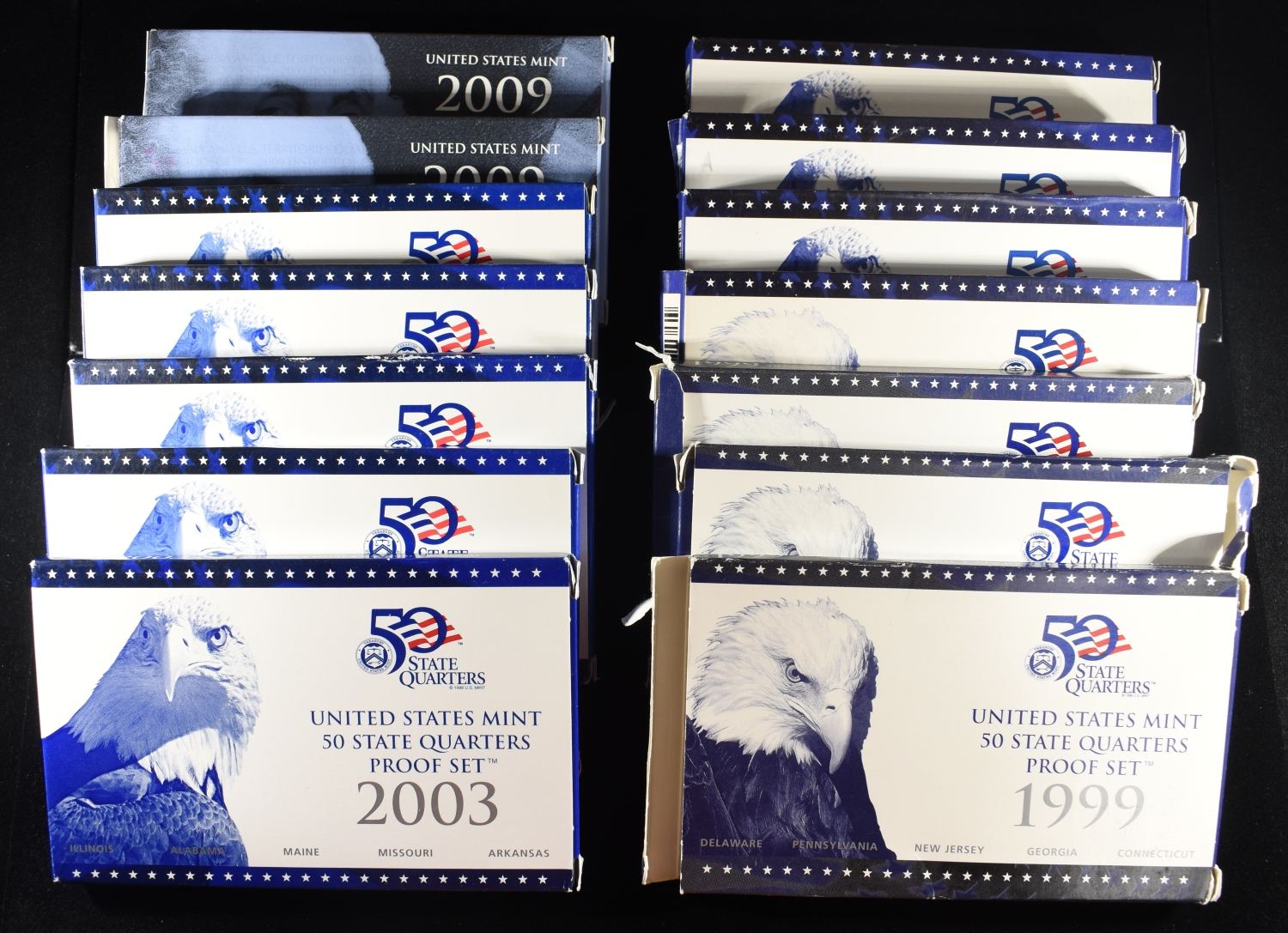 (14 ) QUARTERS PROOF SETS