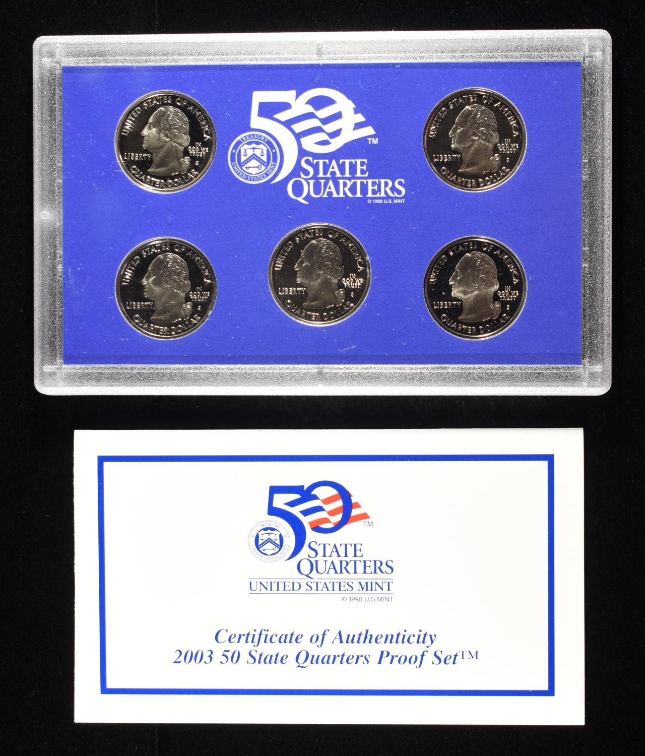 (14 ) QUARTERS PROOF SETS