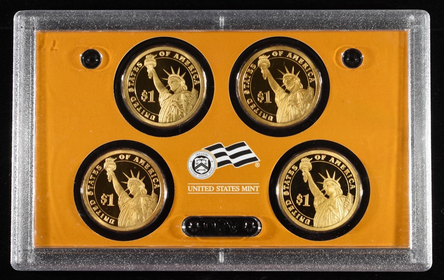 PRESIDENTAL $1 PROOF SETS (5) 2007 & (3) 2008