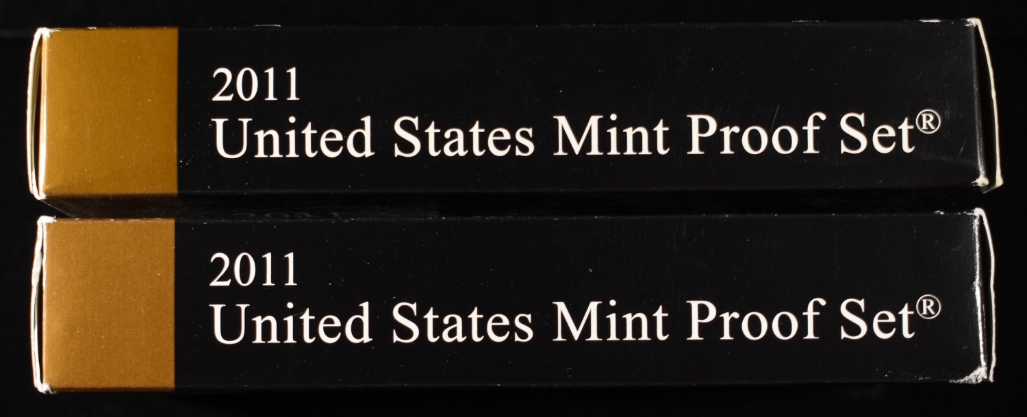(2) 2011 US PROOF SETS