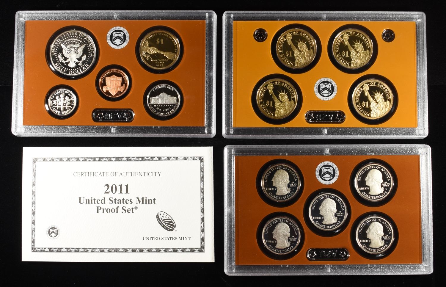 (2) 2011 US PROOF SETS
