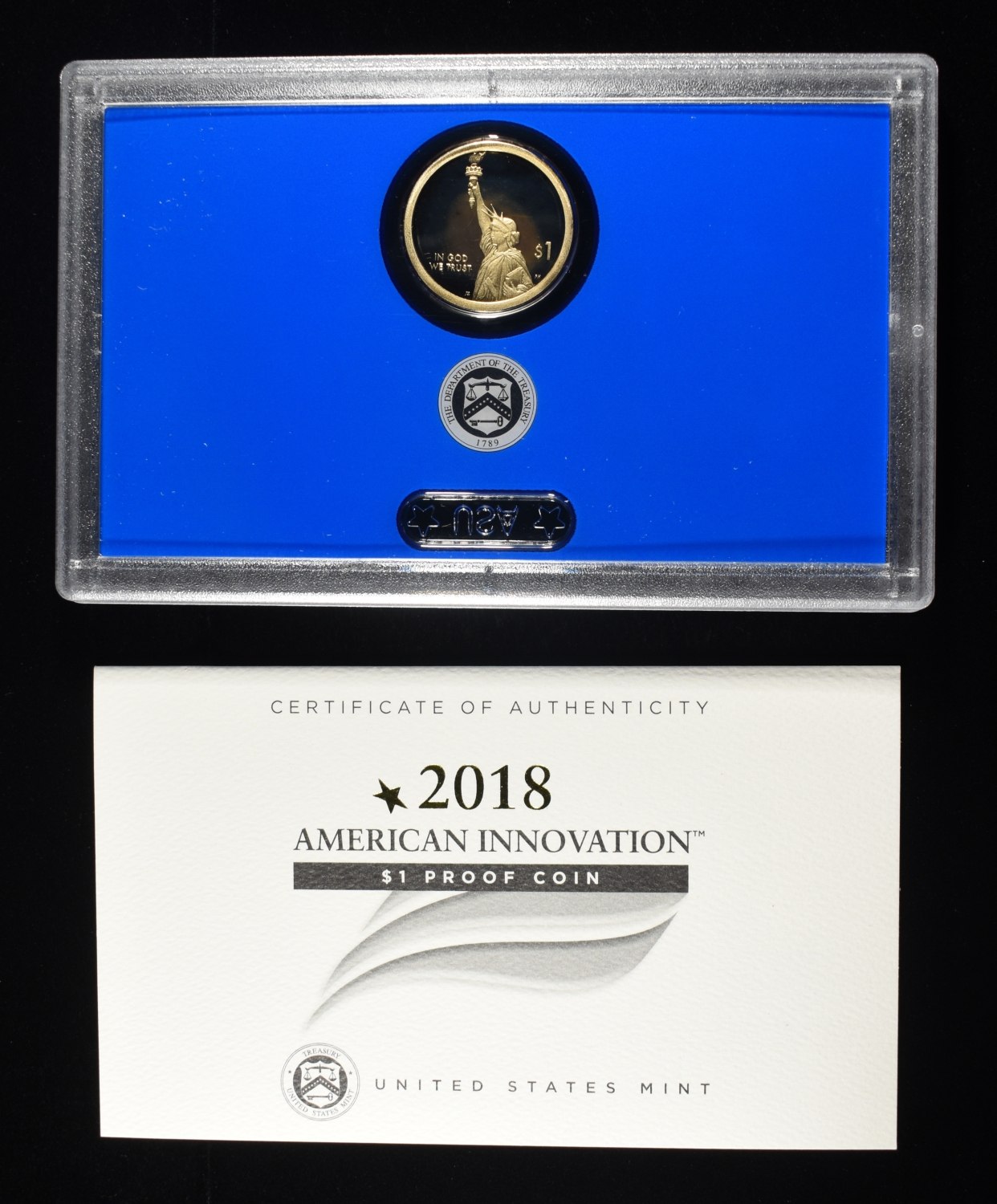 (5) 2018 AMERICAN INNOVATION $1 PROOF COIN
