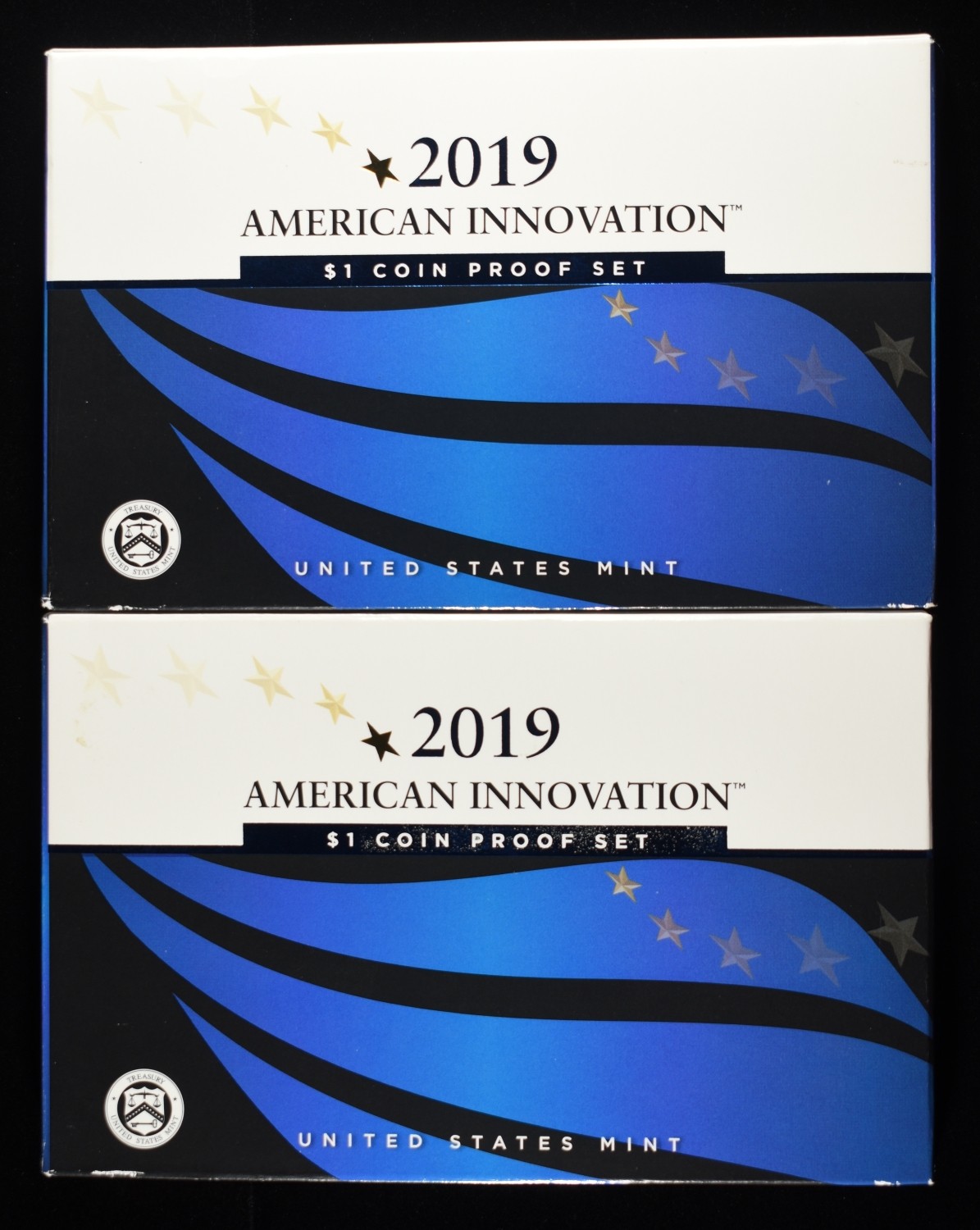 (2) 2019 INNOVATION $1 PROOF SET