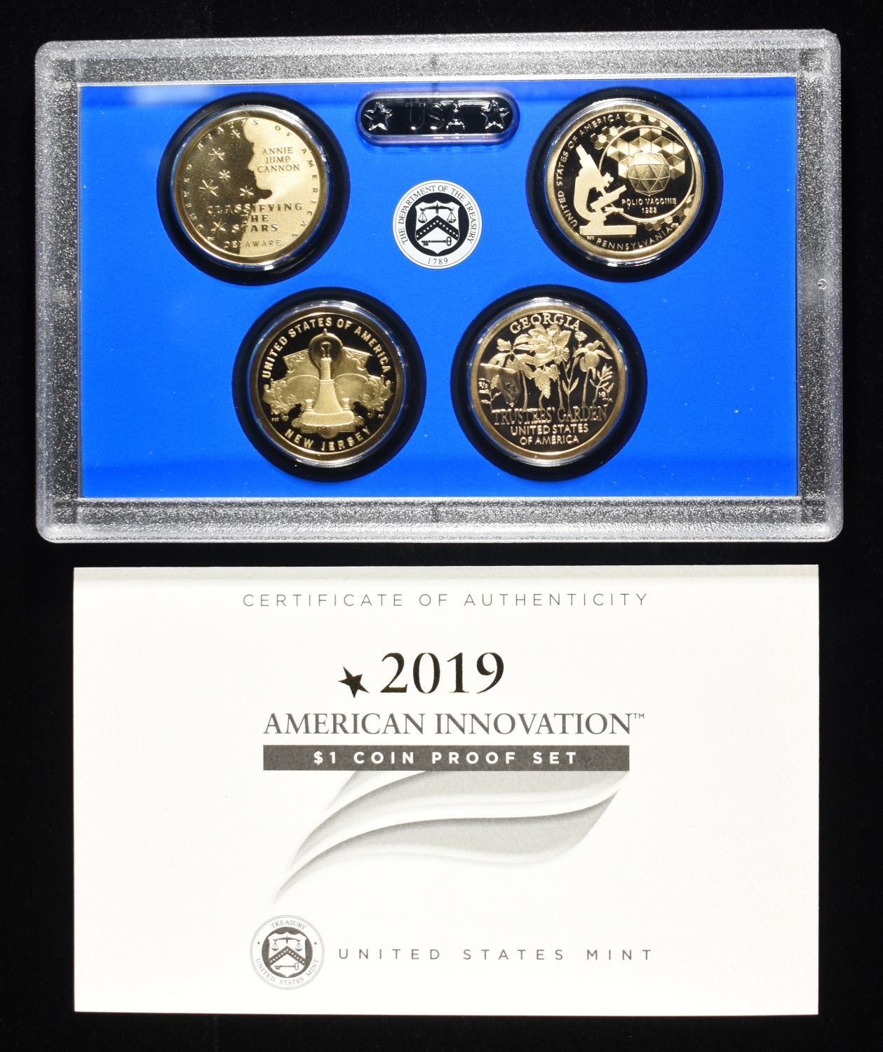 (2) 2019 INNOVATION $1 PROOF SET