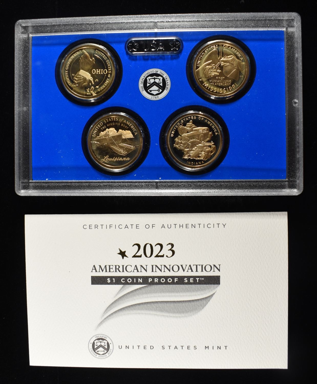 2023 $1 INNOVATION PROOF & 2024 REVERSE PROOF SET