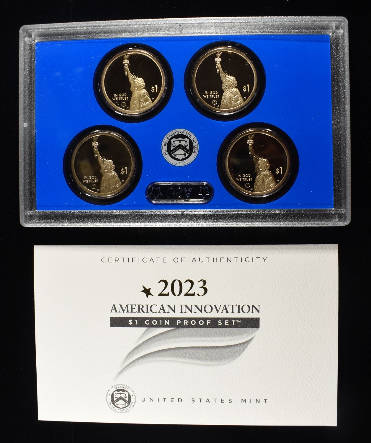 2023 $1 INNOVATION PROOF & 2024 REVERSE PROOF SET