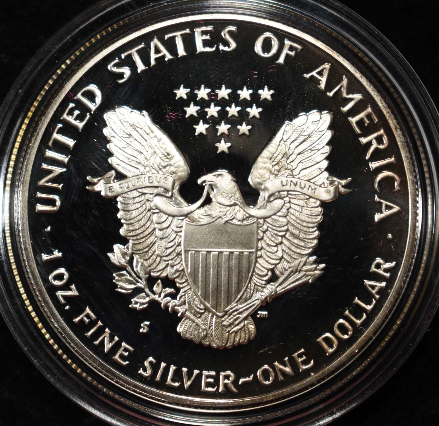 1990-S AMERICAN SILVER EAGLE PROOF