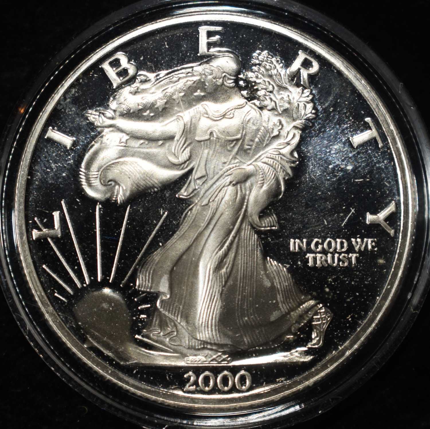2000 AMERICAN SILVER EAGLE PROOF