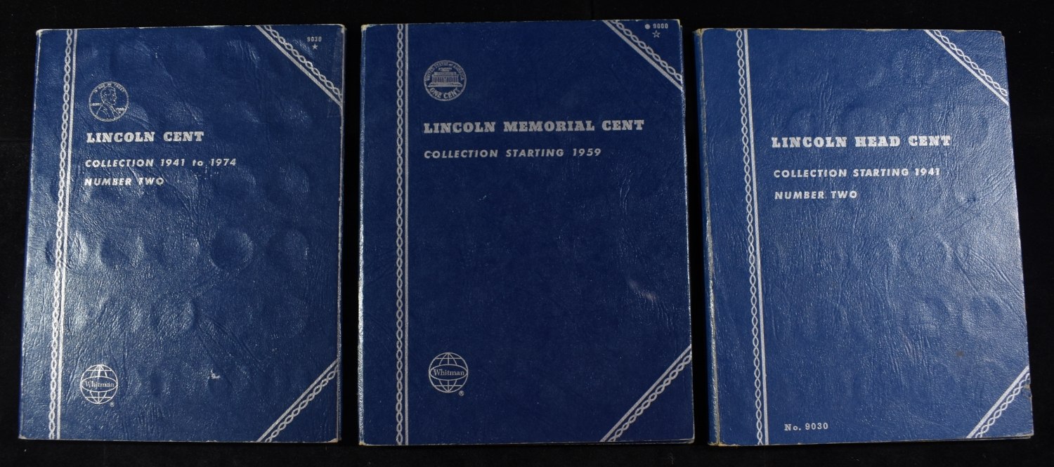 (3) LINCOLN CENT COLLECTIONS WHITMAN