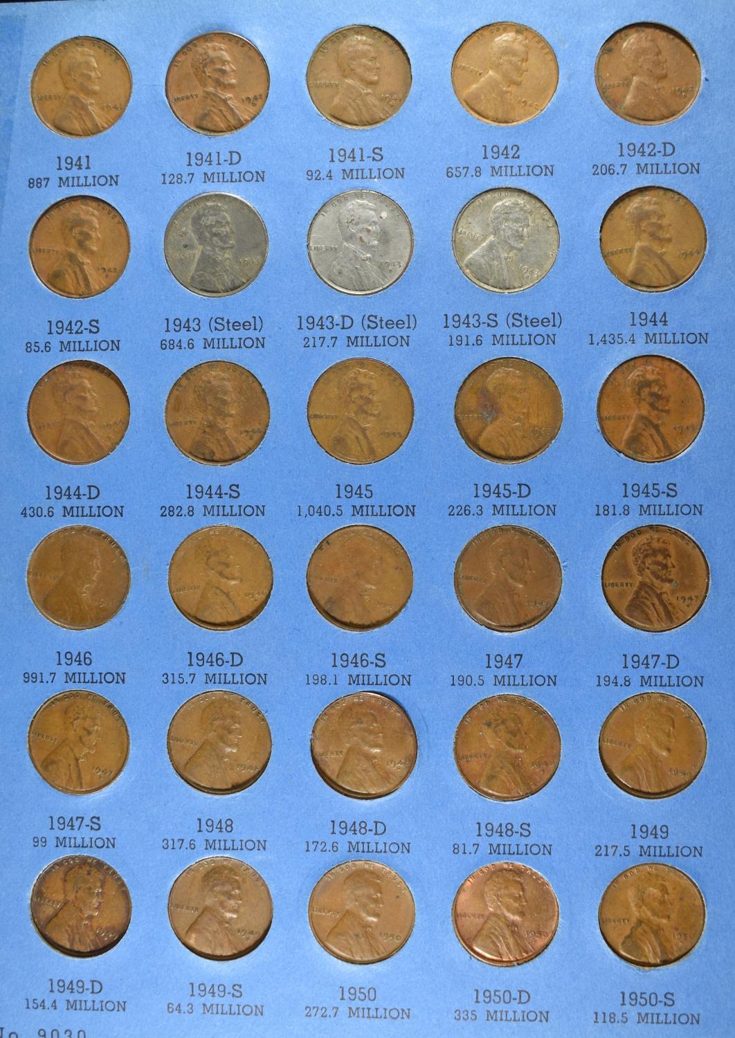 (3) LINCOLN CENT COLLECTIONS WHITMAN