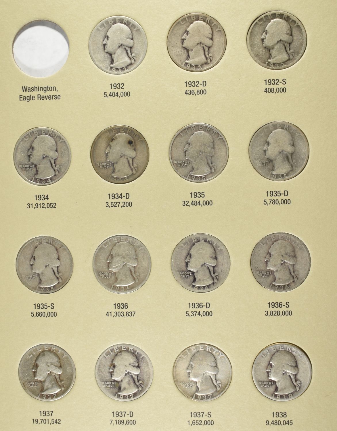 WASHINGTON QUARTERS COLLECTION