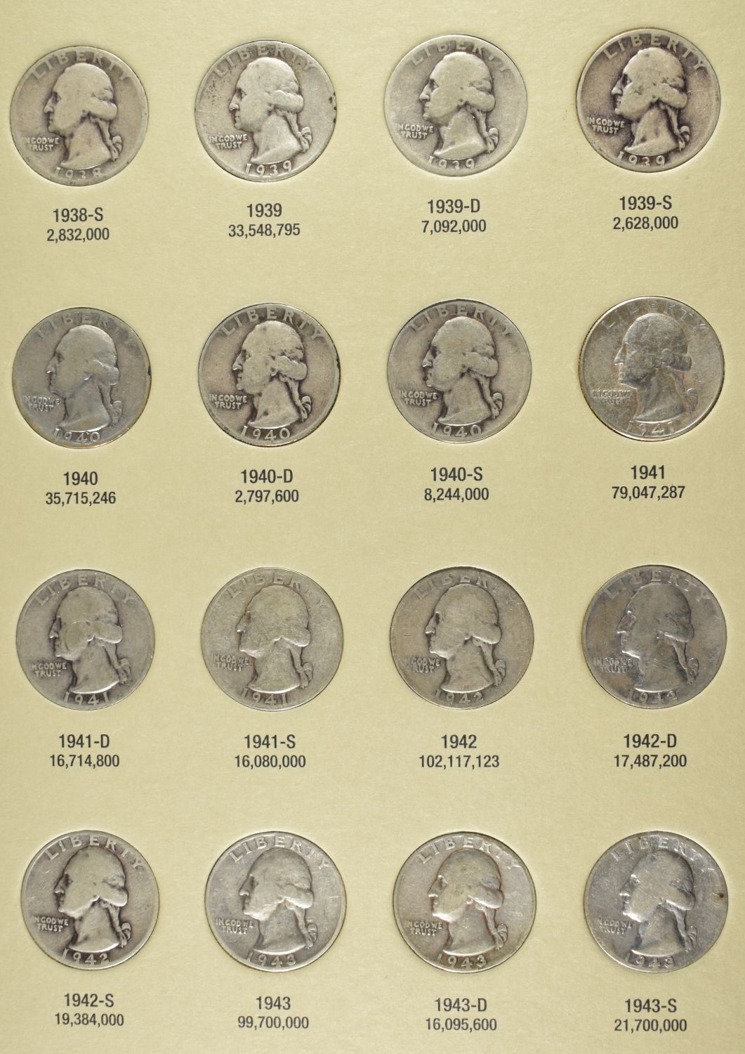 WASHINGTON QUARTERS COLLECTION