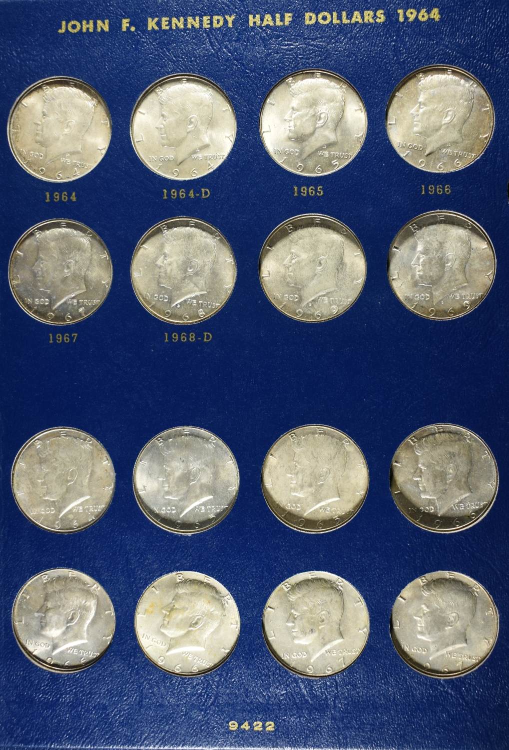 KENNEDY HALF DOLLARS COLLECTION WHITMAN