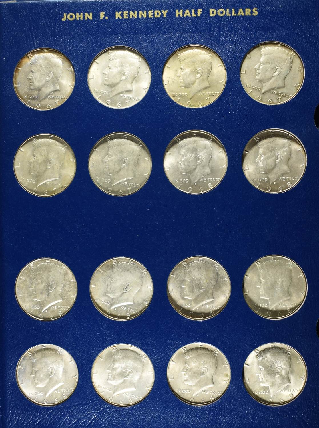 KENNEDY HALF DOLLARS COLLECTION WHITMAN