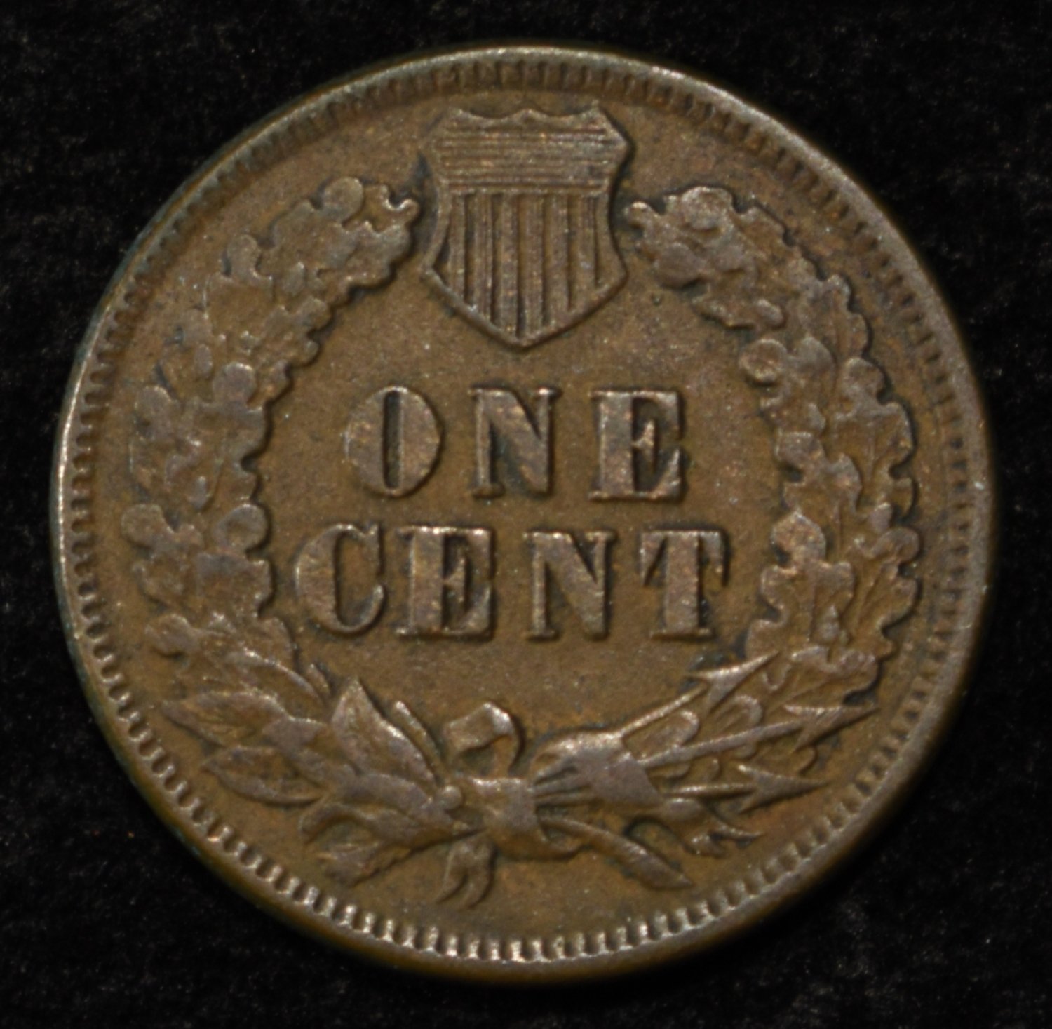1875 INDIAN CENT VF/XF