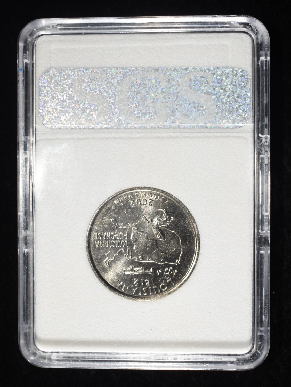 2002-D WASHINGTON QUARTER SGS PERFECT GEM BU