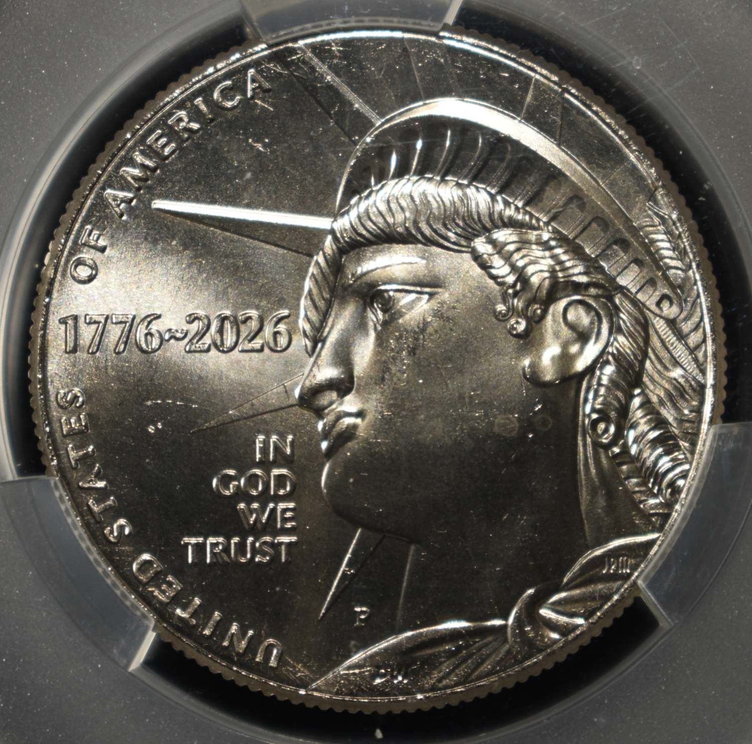 1776-2026-P ENDURING LIBERTY HALF DOLLAR CAC MS-64