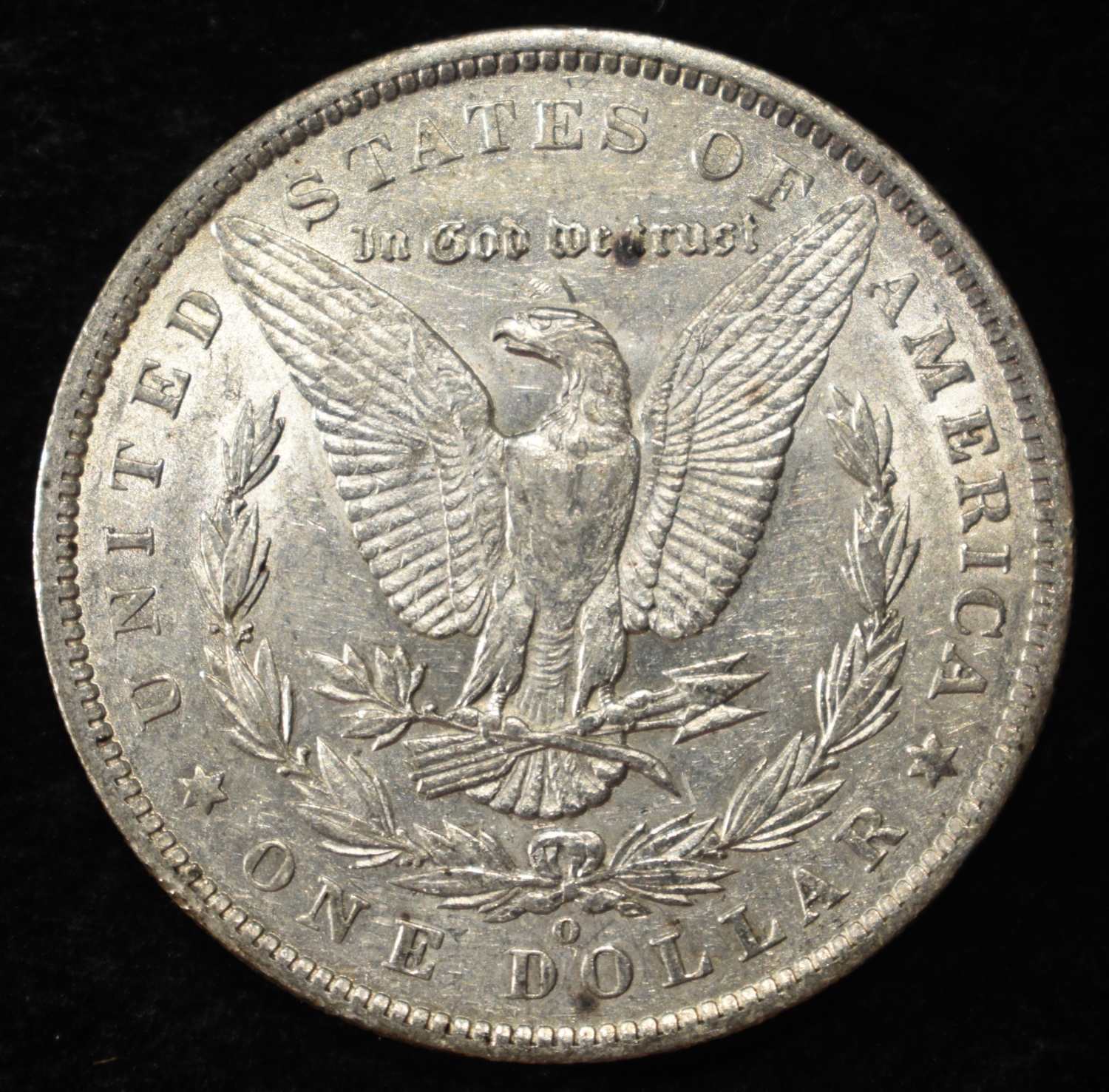 1886-O MORGAN DOLLAR AU
