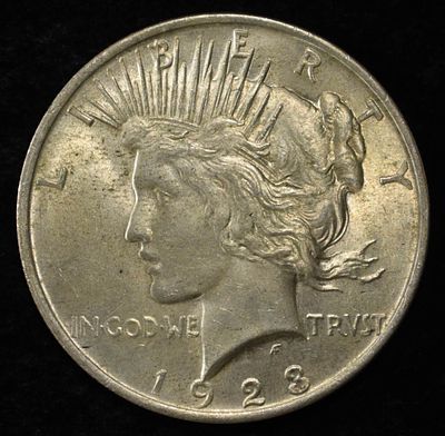 1923 PEACE DOLLAR. BID WITH SILVER CITY AUCTIONS ESTIMATE $90 - $130.