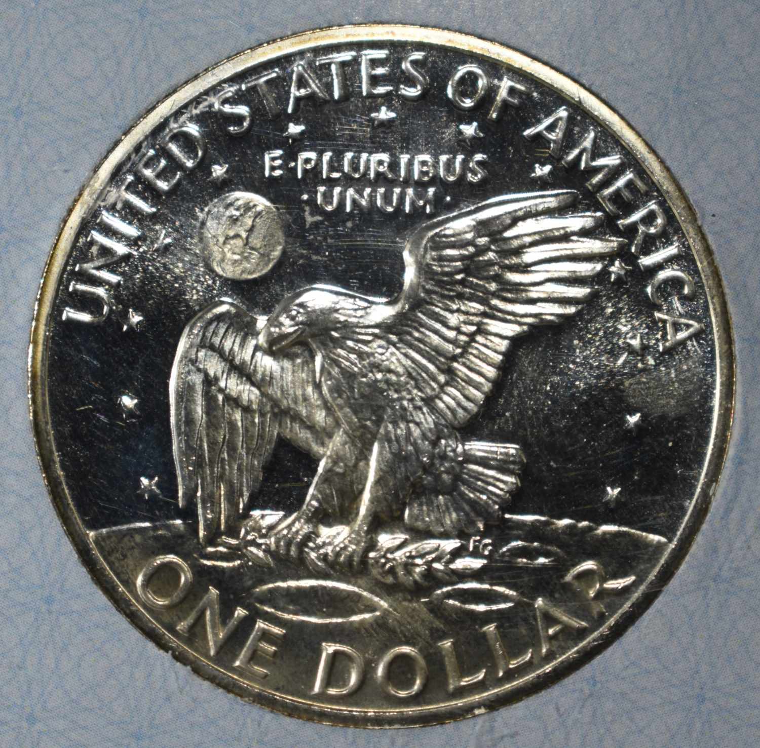 1971-S EISENHOWER DOLLAR AACGS SUPERB GEM PROOF