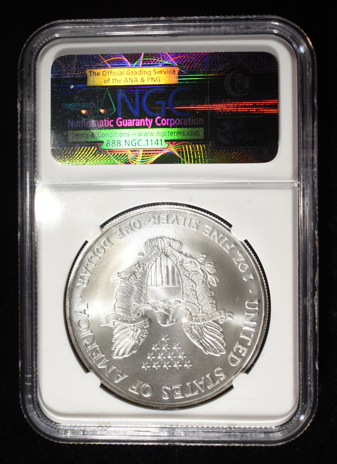 2002 AMERICAN SILVER EAGLE NGC MS69