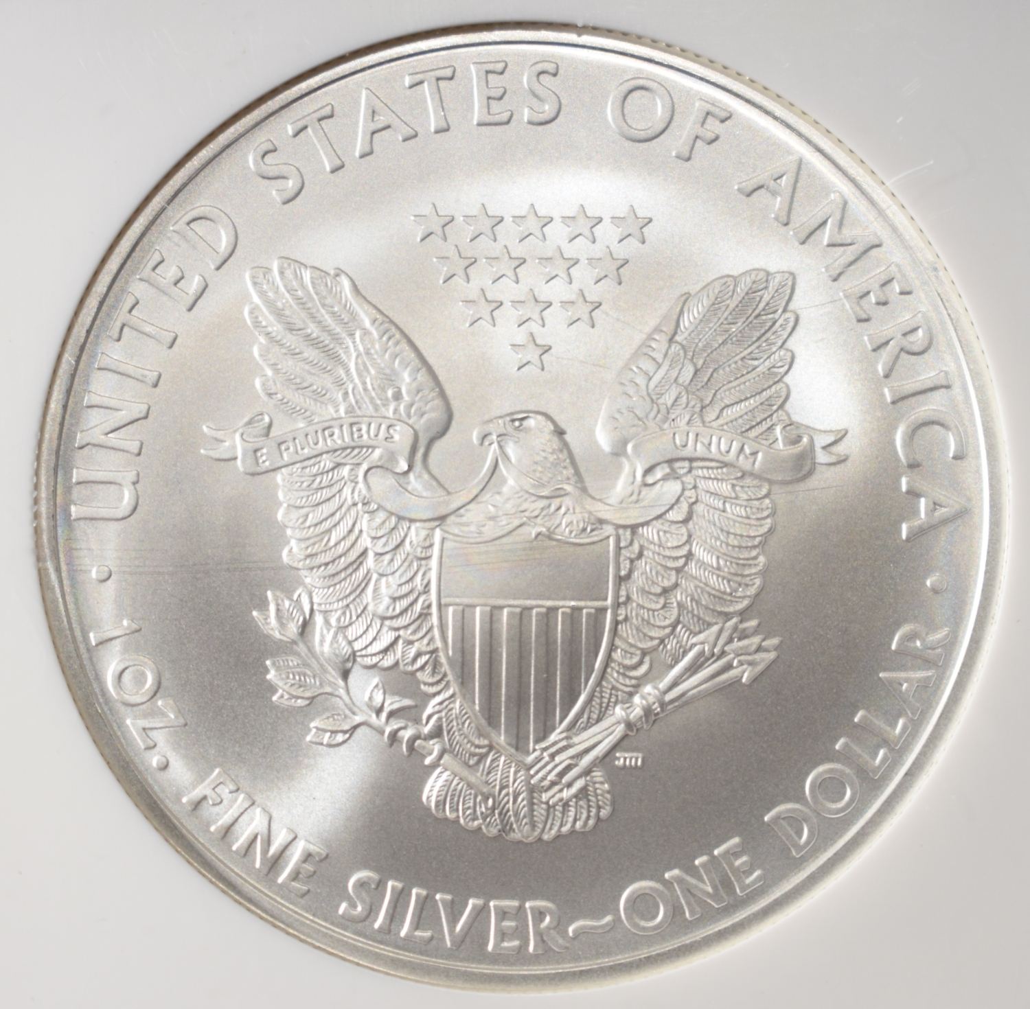 2008 AMERICAN SILVER EAGLE NGC GEM UNC