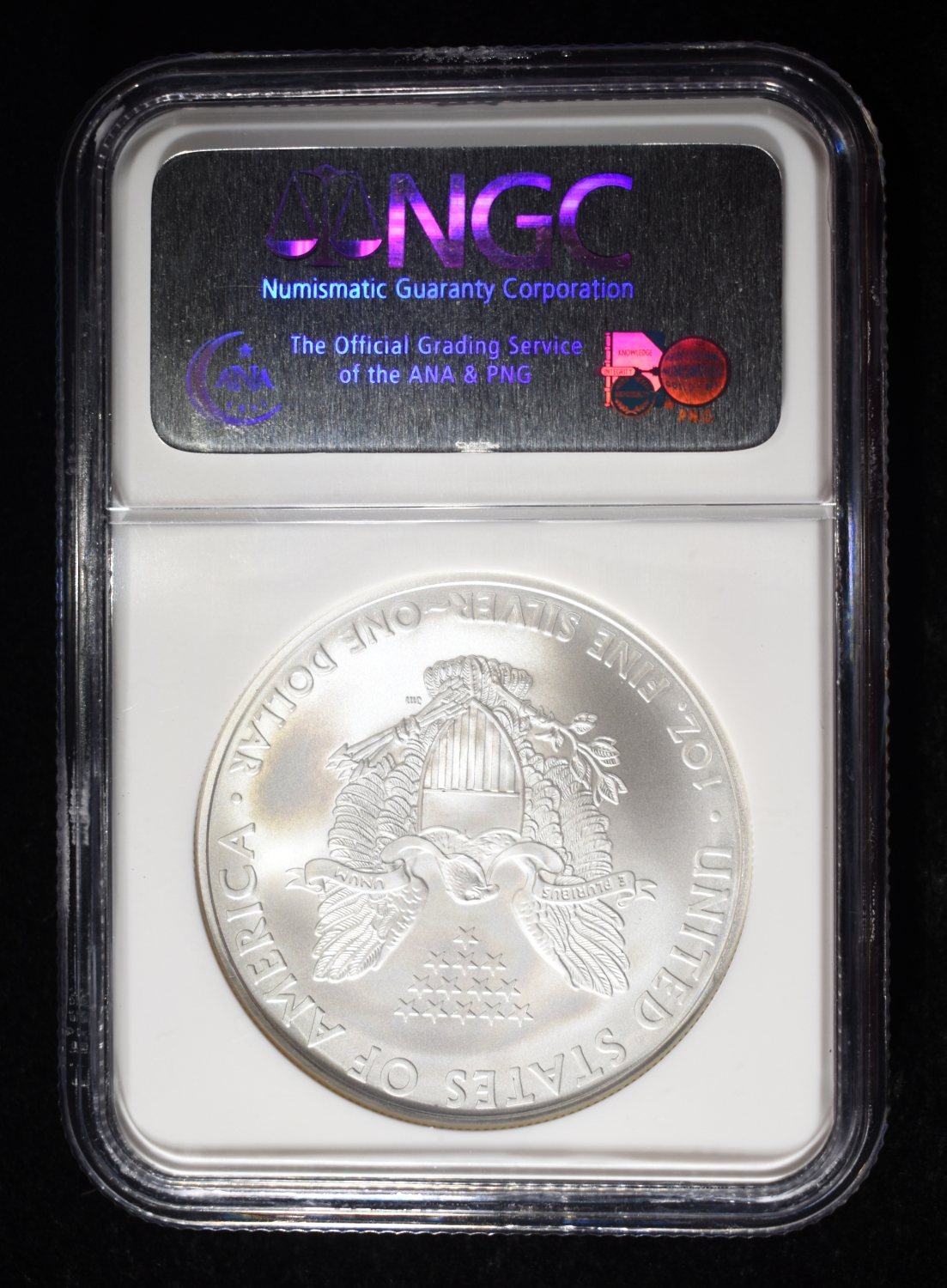 2008 AMERICAN SILVER EAGLE NGC GEM UNC