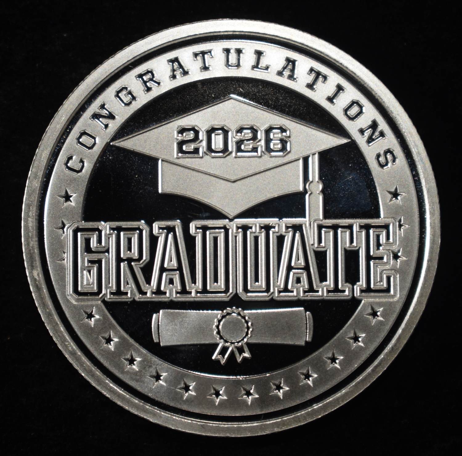 2026 GRADUATION 1 OZ .999 SILVER ROUND