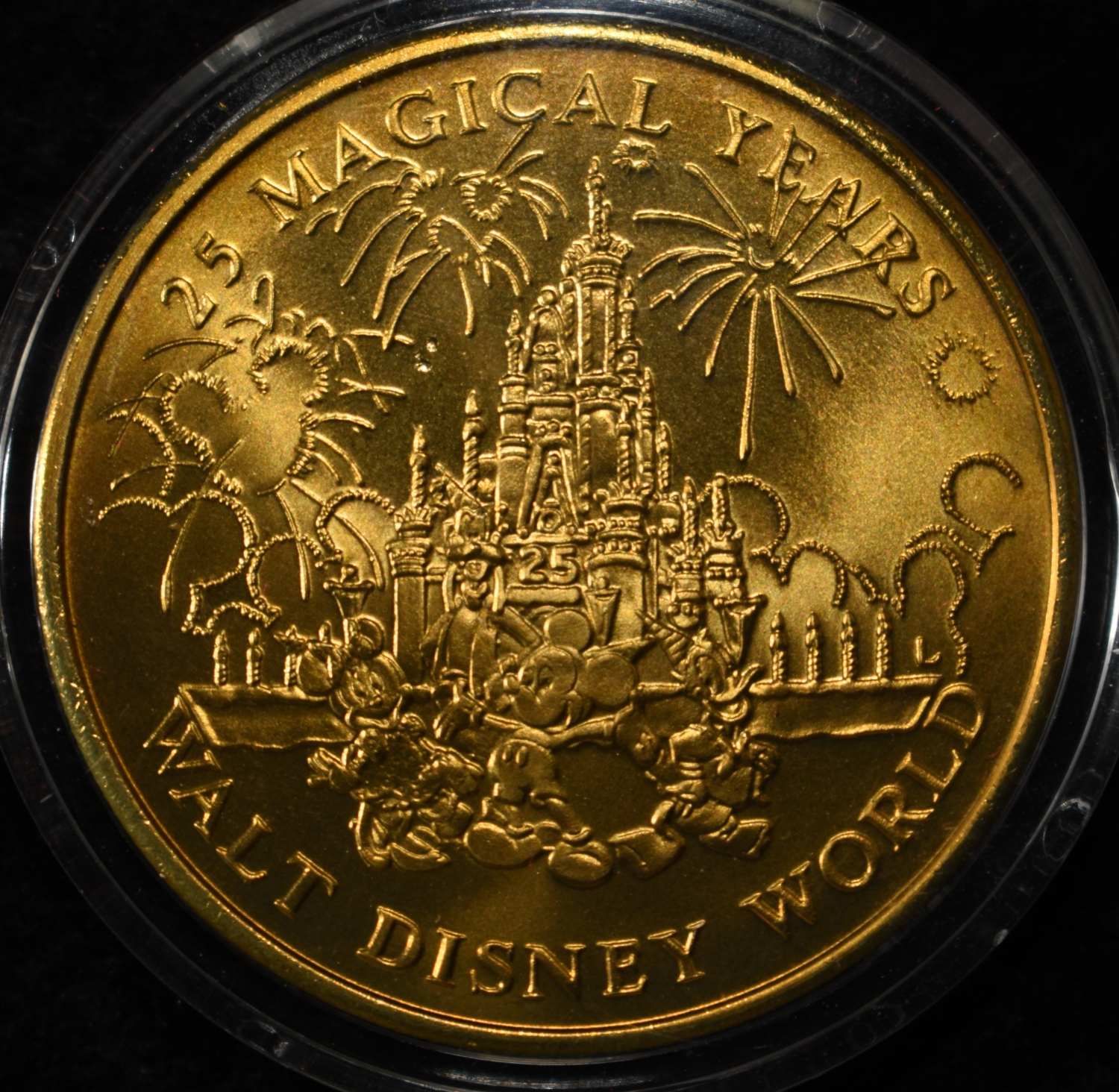 25 YEAR DISNEY 1 OZ .999 SILVER ROUND