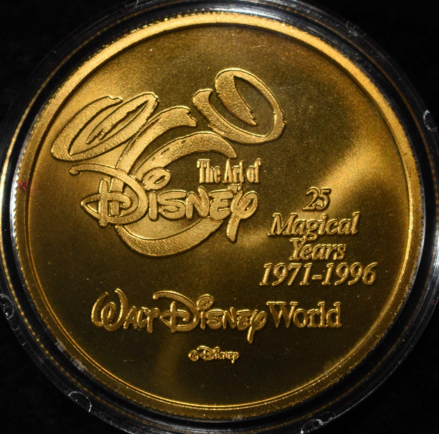 25 YEAR DISNEY 1 OZ .999 SILVER ROUND