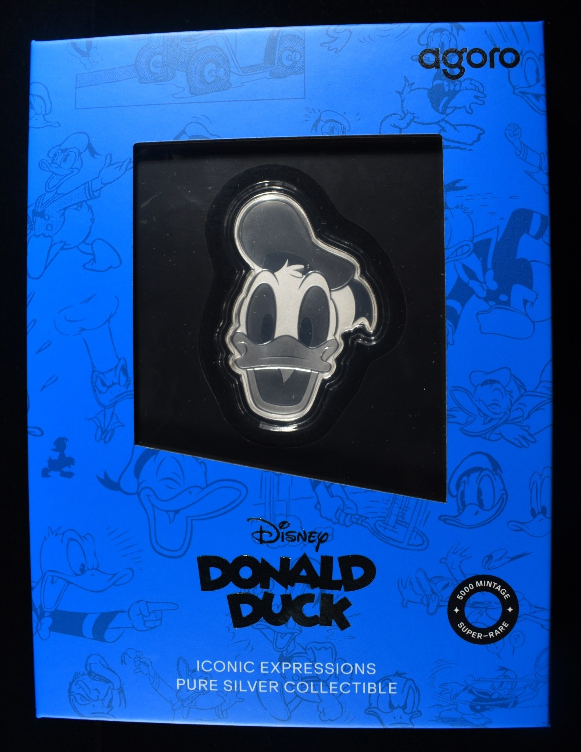 DONALD DUCK 1/2 OZ .999 SILVER