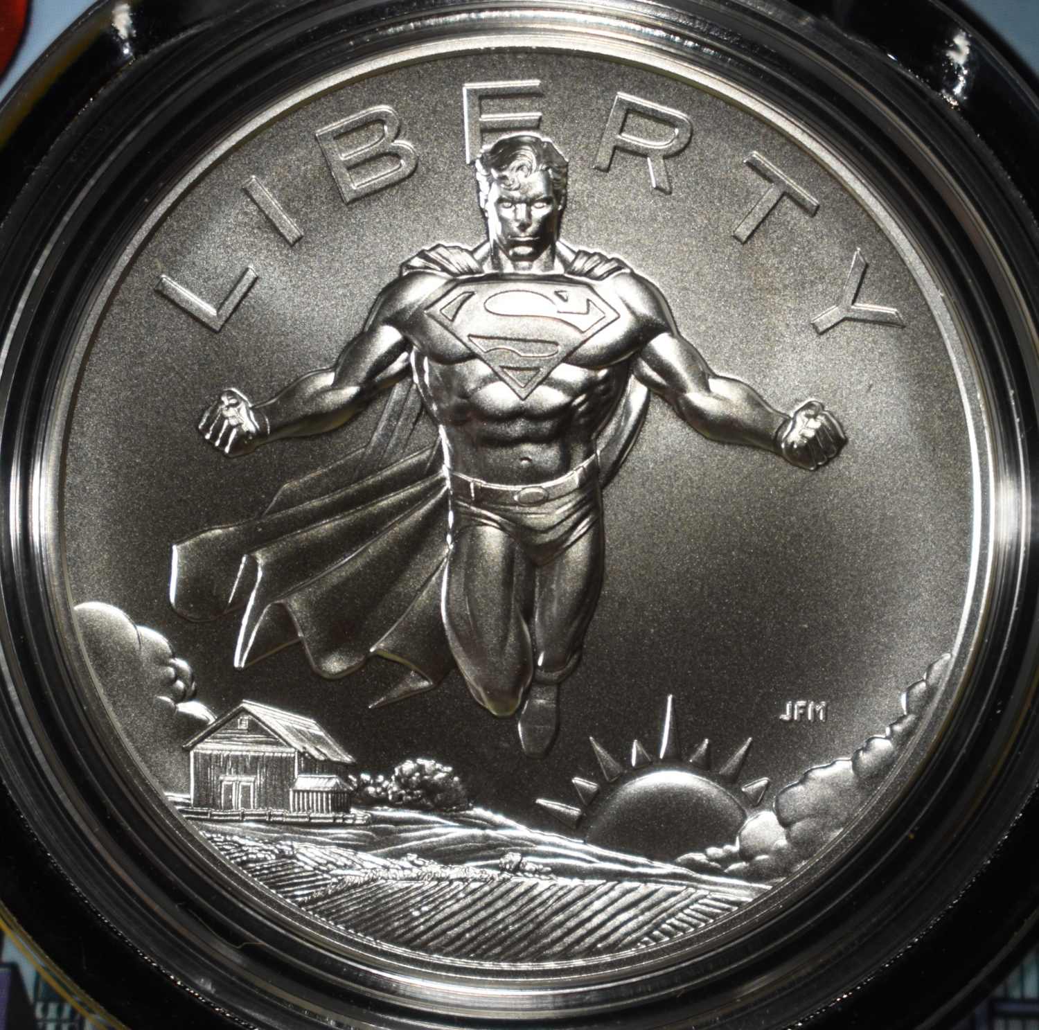 SUPERMAN 1 OZ .999 SILVER ROUND