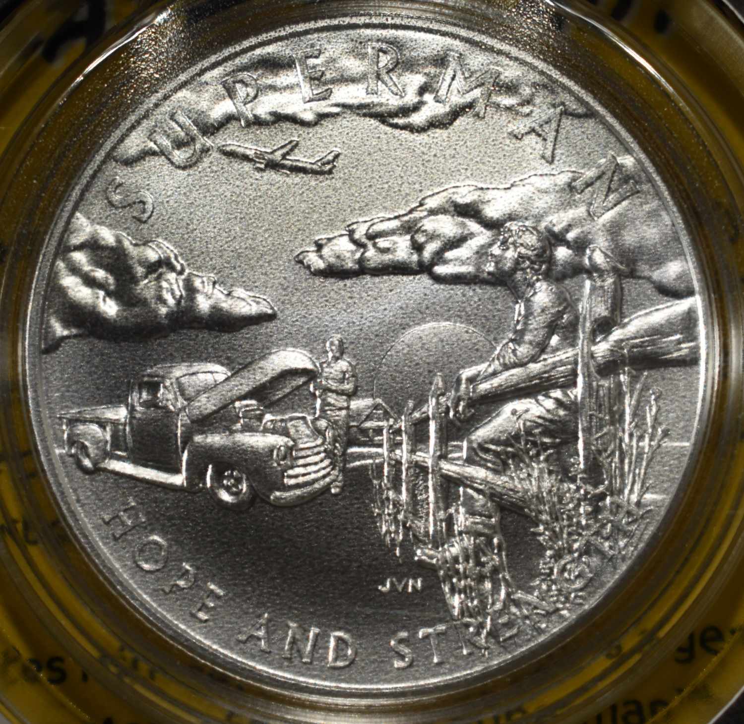 SUPERMAN 1 OZ .999 SILVER ROUND