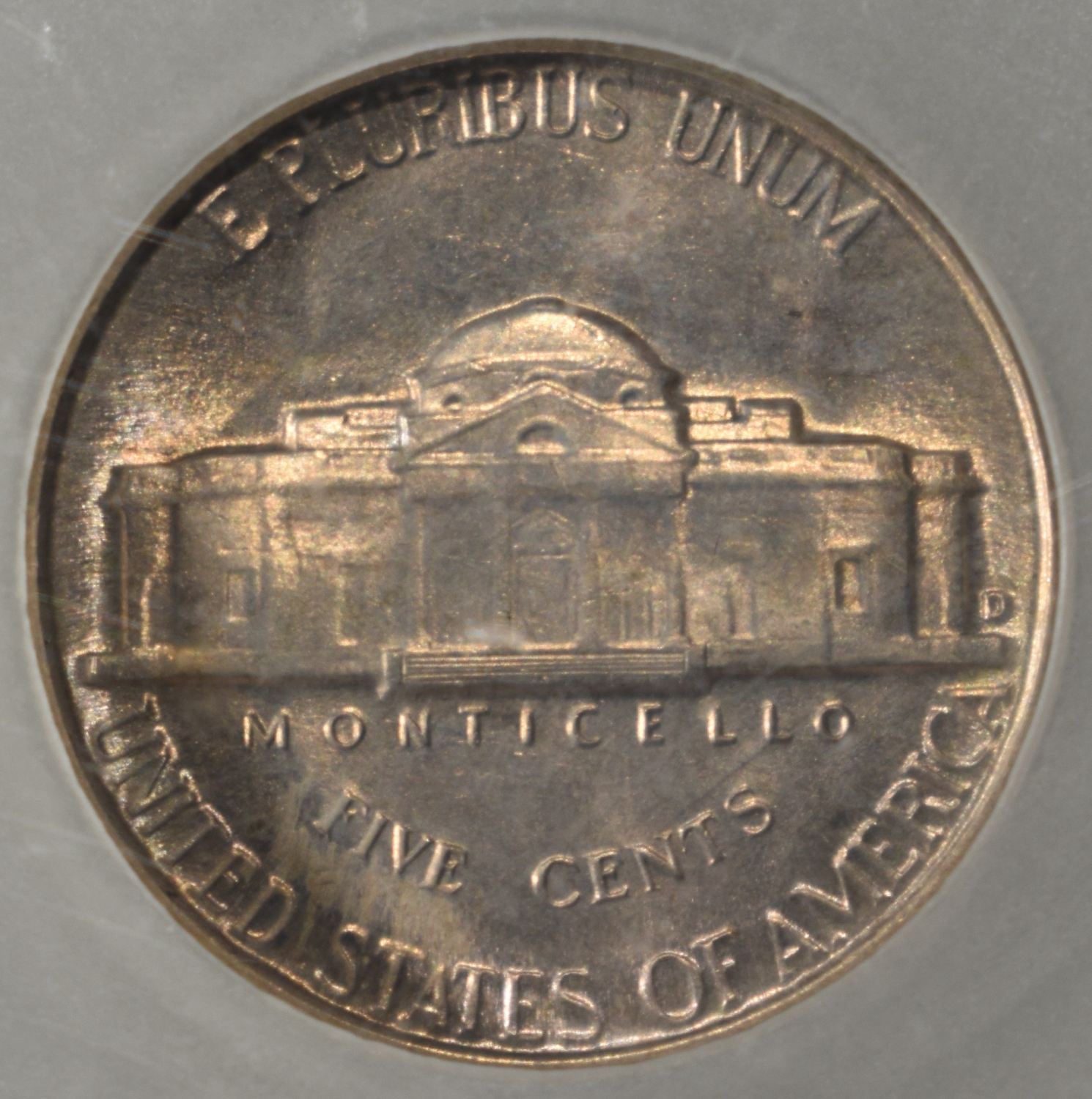 1950-D JEFFERSON NICKEL ICG MS65 FS