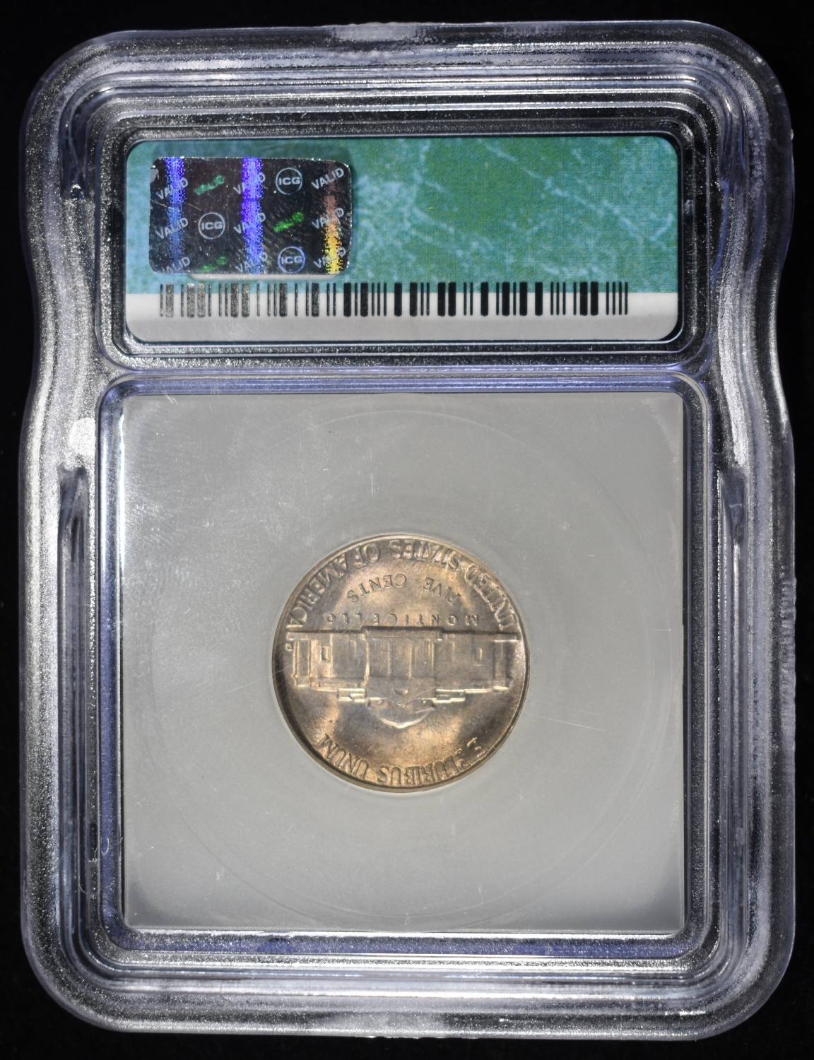 1950-D JEFFERSON NICKEL ICG MS65 FS