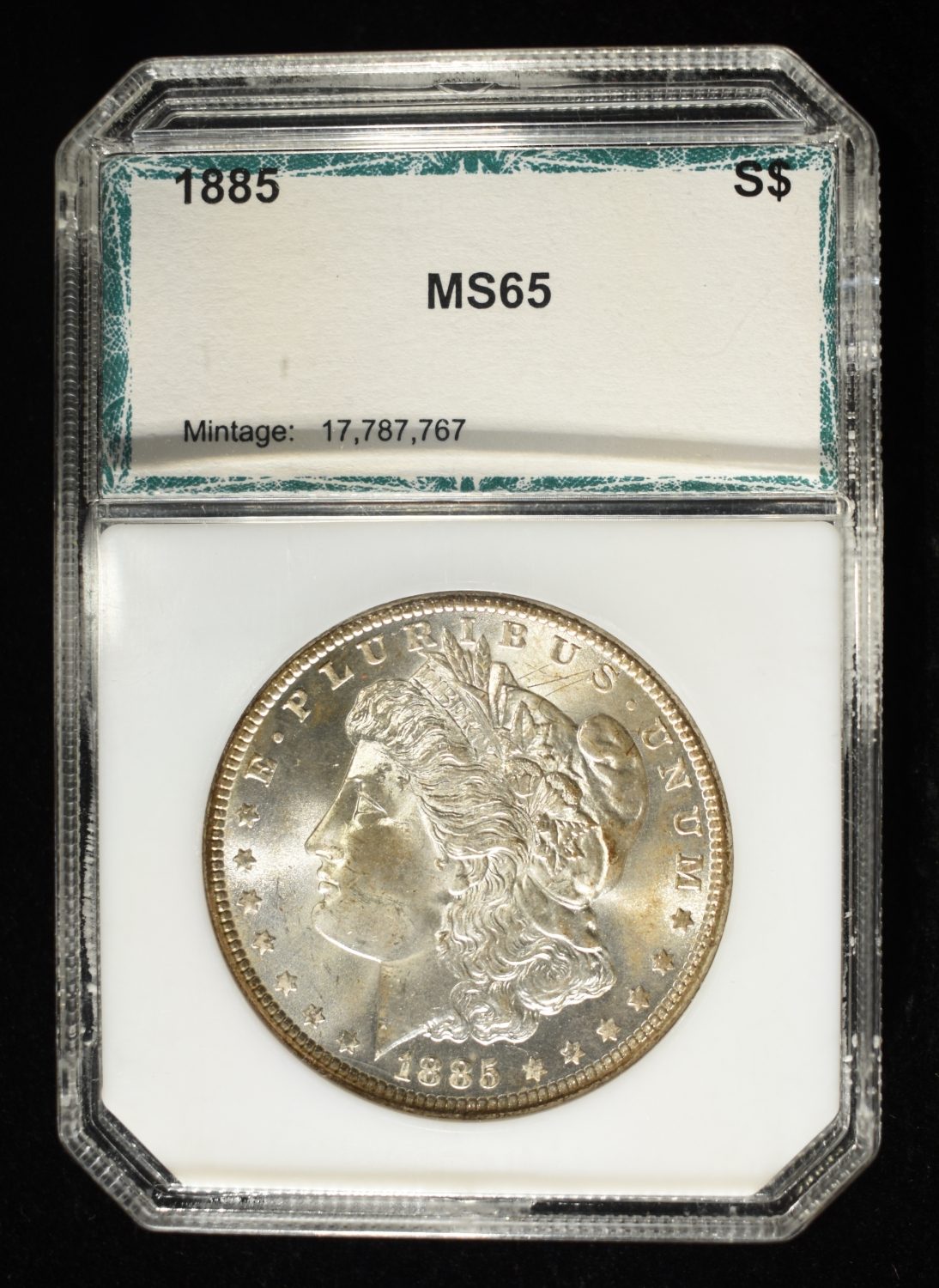 1885 MORGAN DOLLAR PCI GEM BU