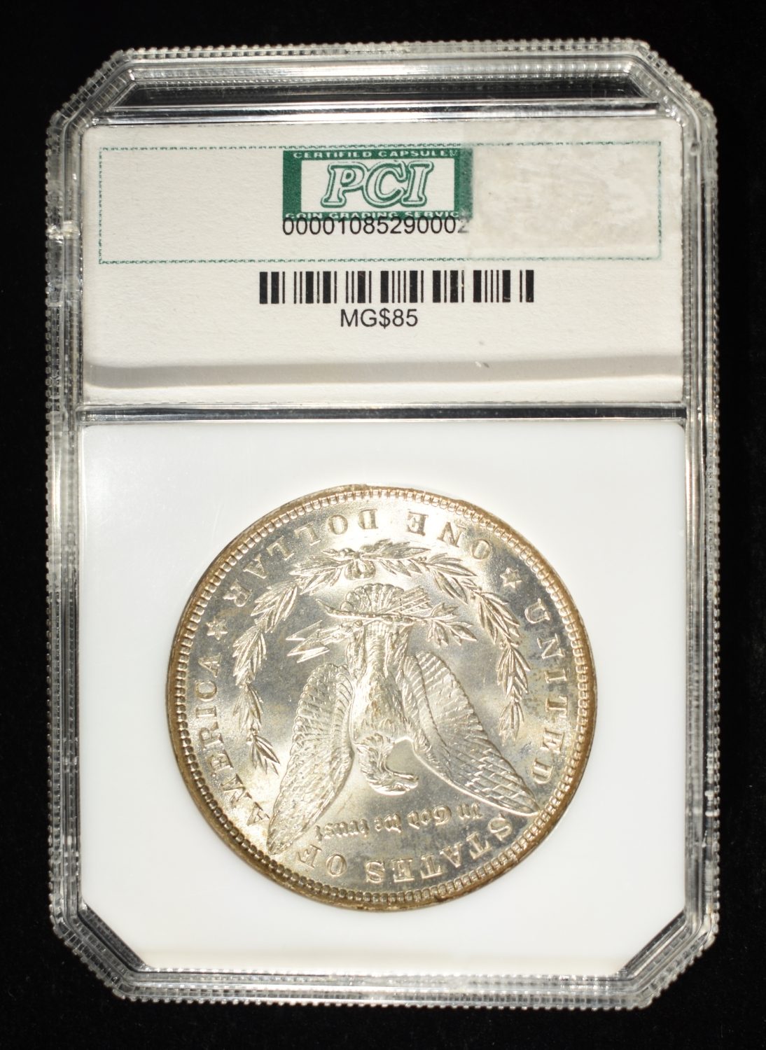 1885 MORGAN DOLLAR PCI GEM BU