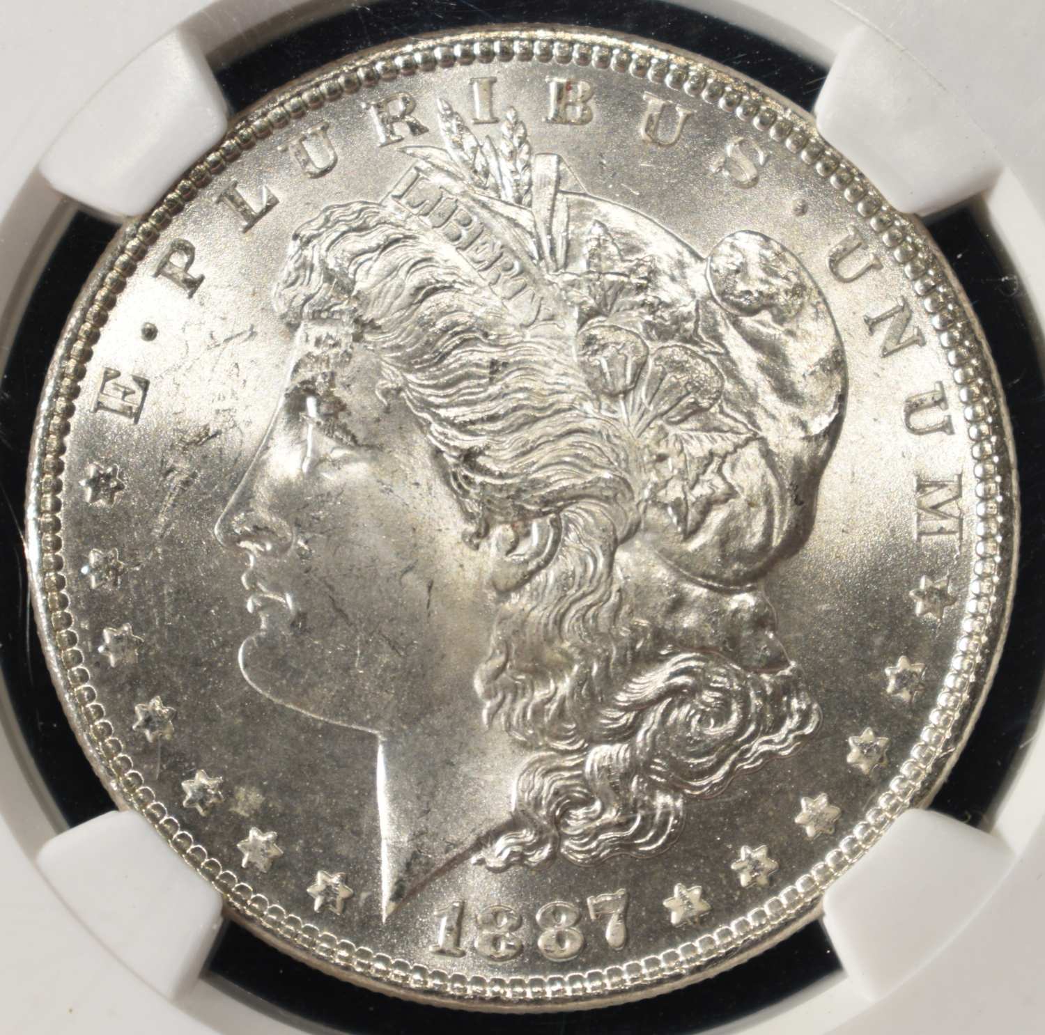 1887 MORGAN DOLLAR NGC MS-63 OLATHE HOARD