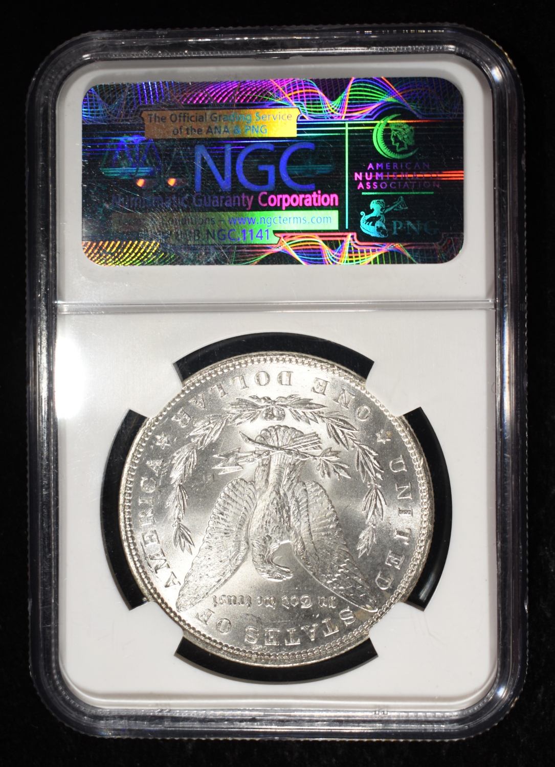 1887 MORGAN DOLLAR NGC MS-63 OLATHE HOARD
