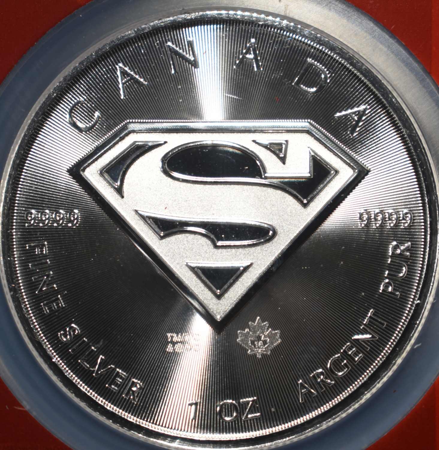 2016 1 OZ SILVER CANADA SUPERMAN NGC MS-69