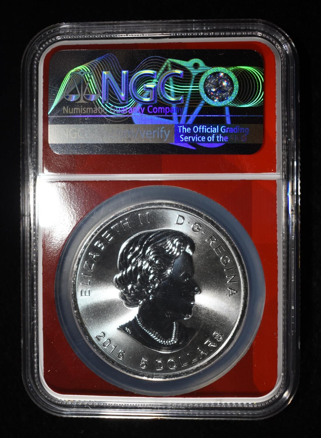 2016 1 OZ SILVER CANADA SUPERMAN NGC MS-69