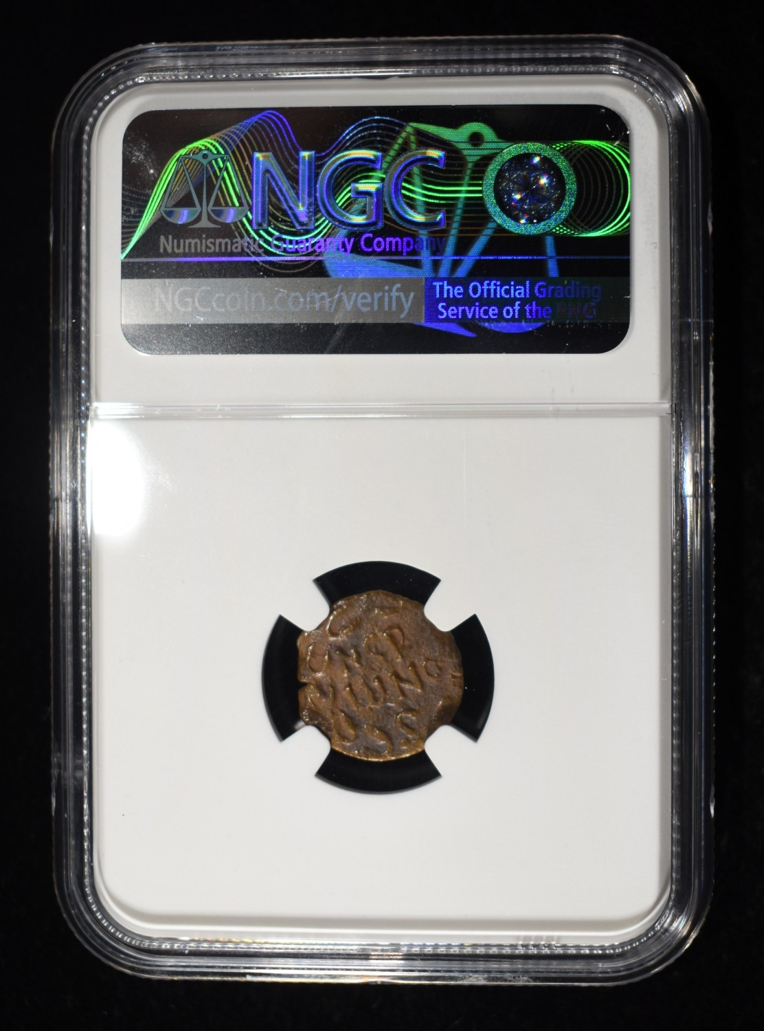 AD 59-62 PORCIUS FESTUS AE PRUTAH NGC VF