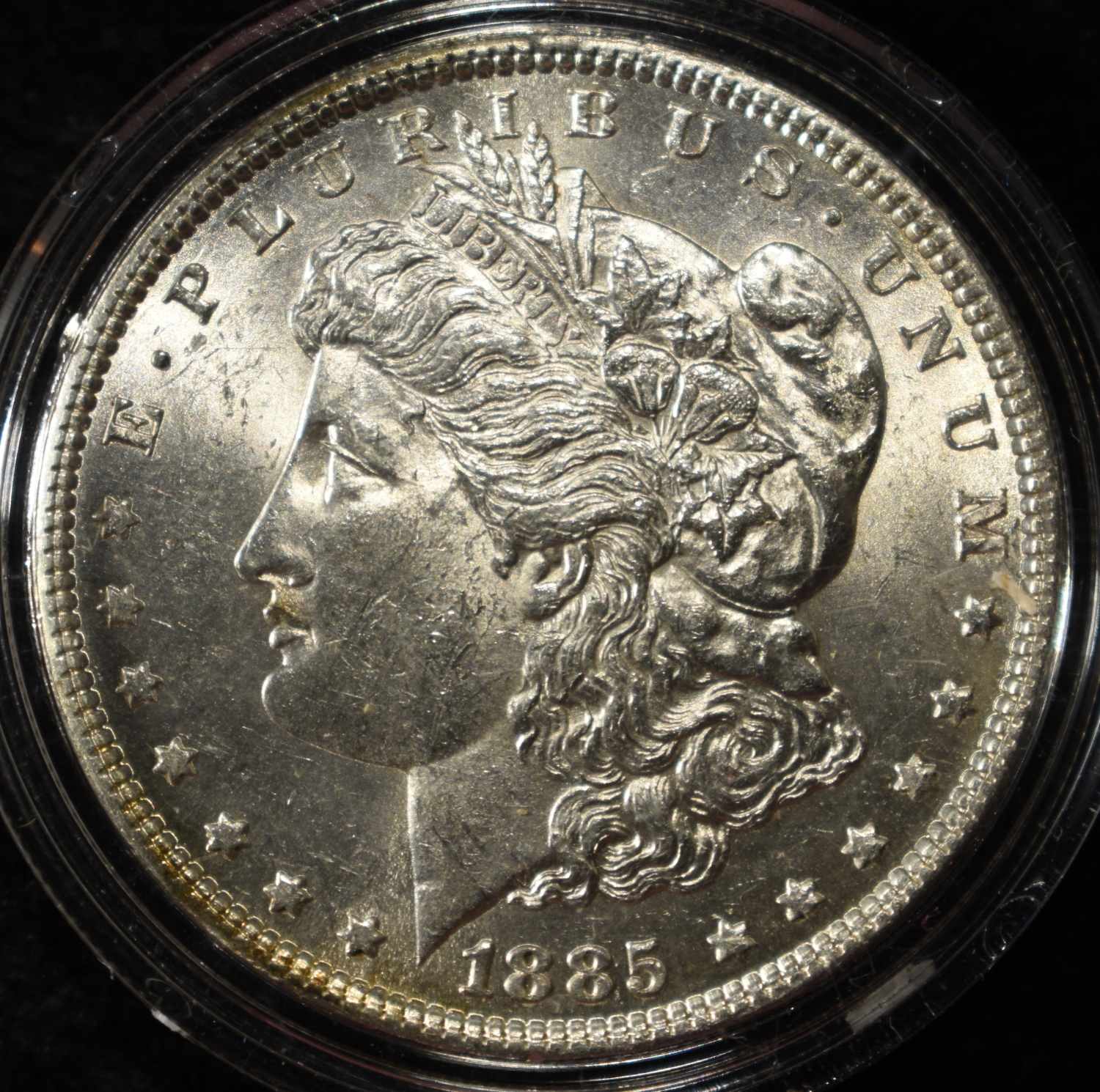 1885 MORGAN DOLLAR CH BU