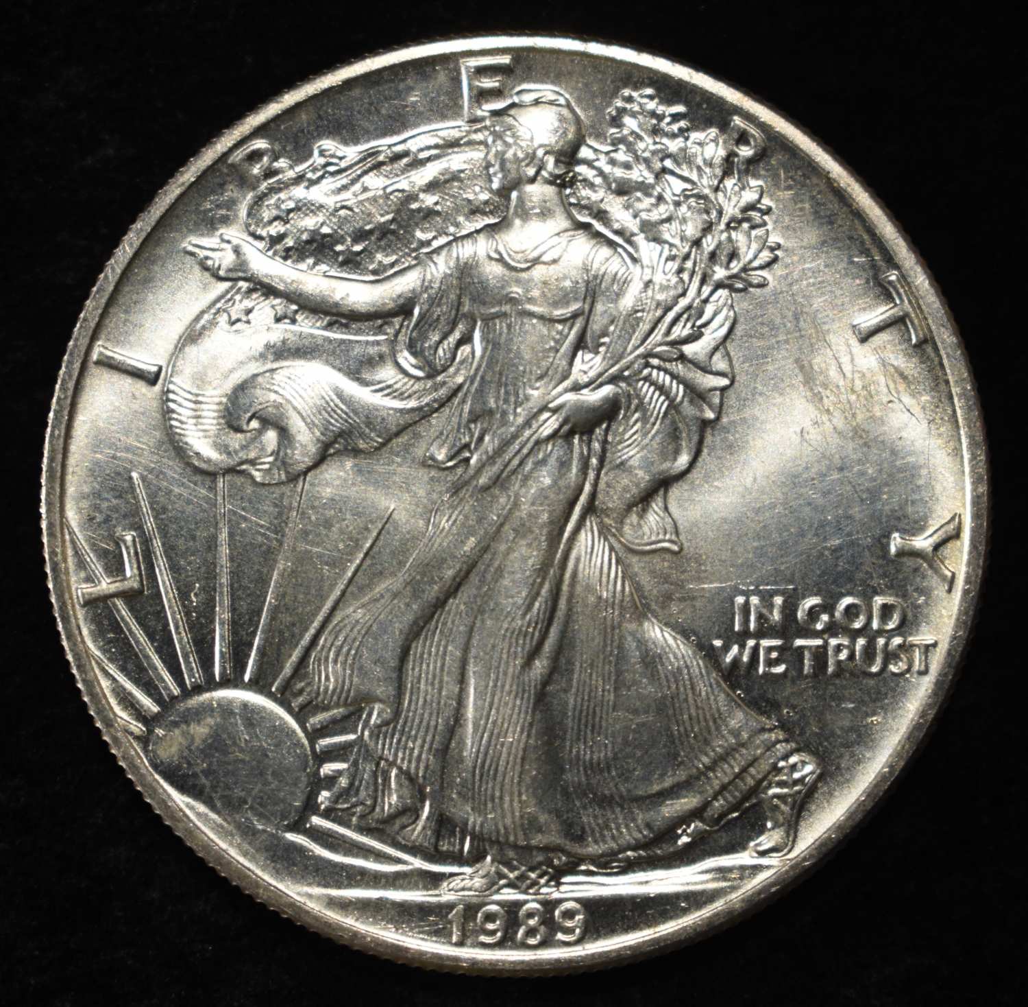 1989 AMERICAN SILVER EAGLE