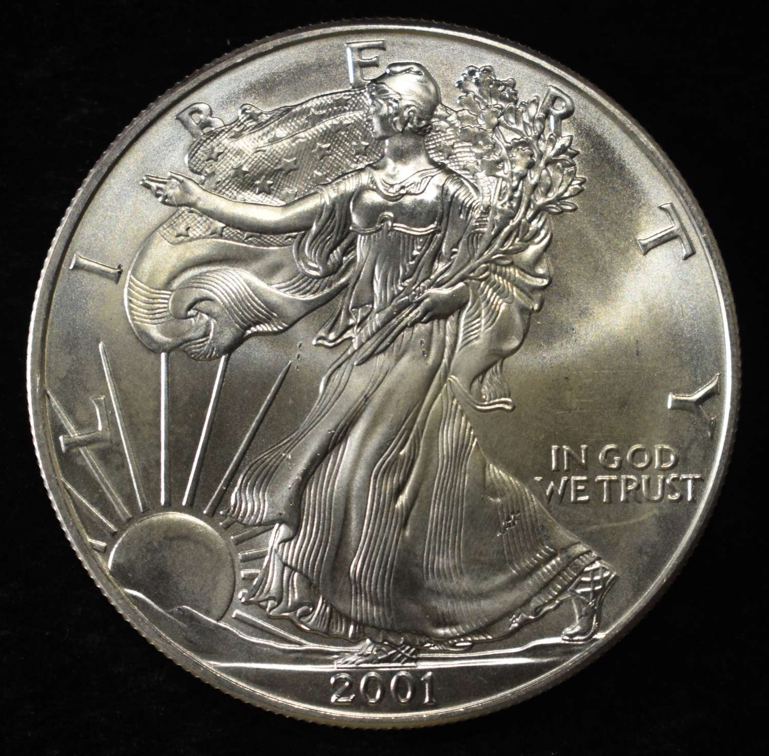 2001 AMERICAN SILVER EAGLE