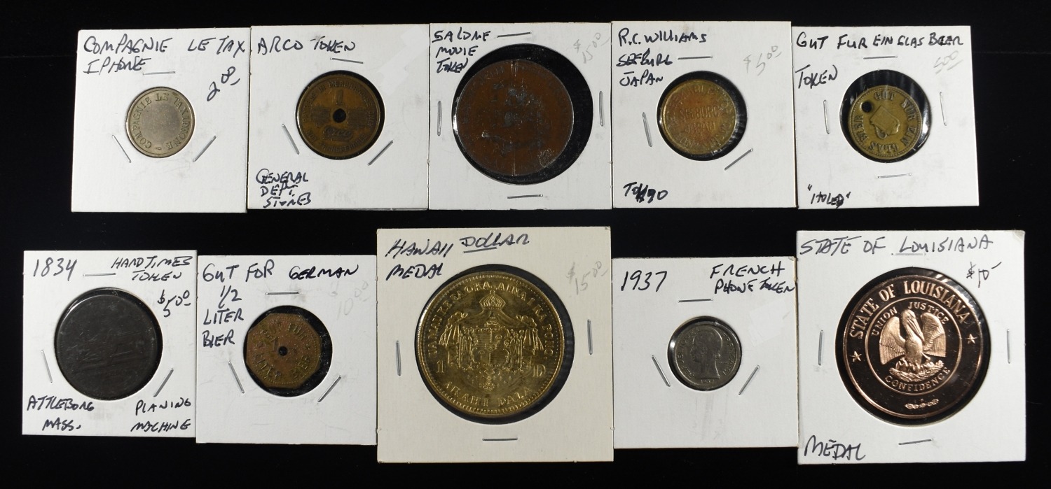 MEDALS & TOKENS COLLECTORS LOT