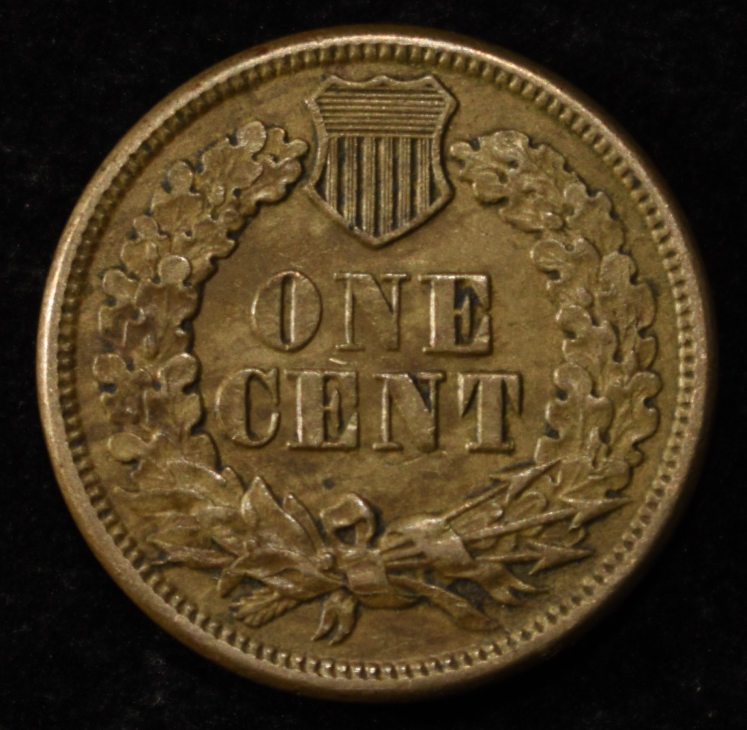 1863 INDIAN CENT AU