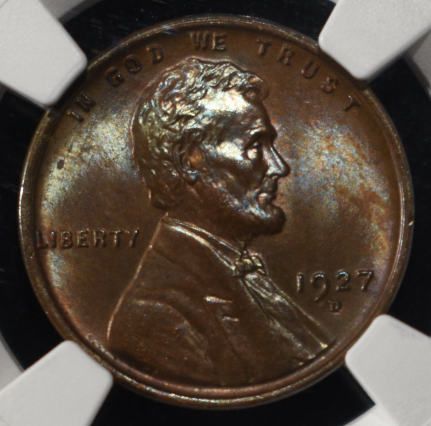 1927-D WHEAT CENT NGC MS64 BN